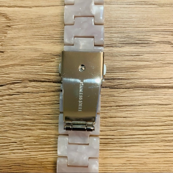 NEW Resin White Marble Strap Band for Apple Watch - Picture 4 of 4